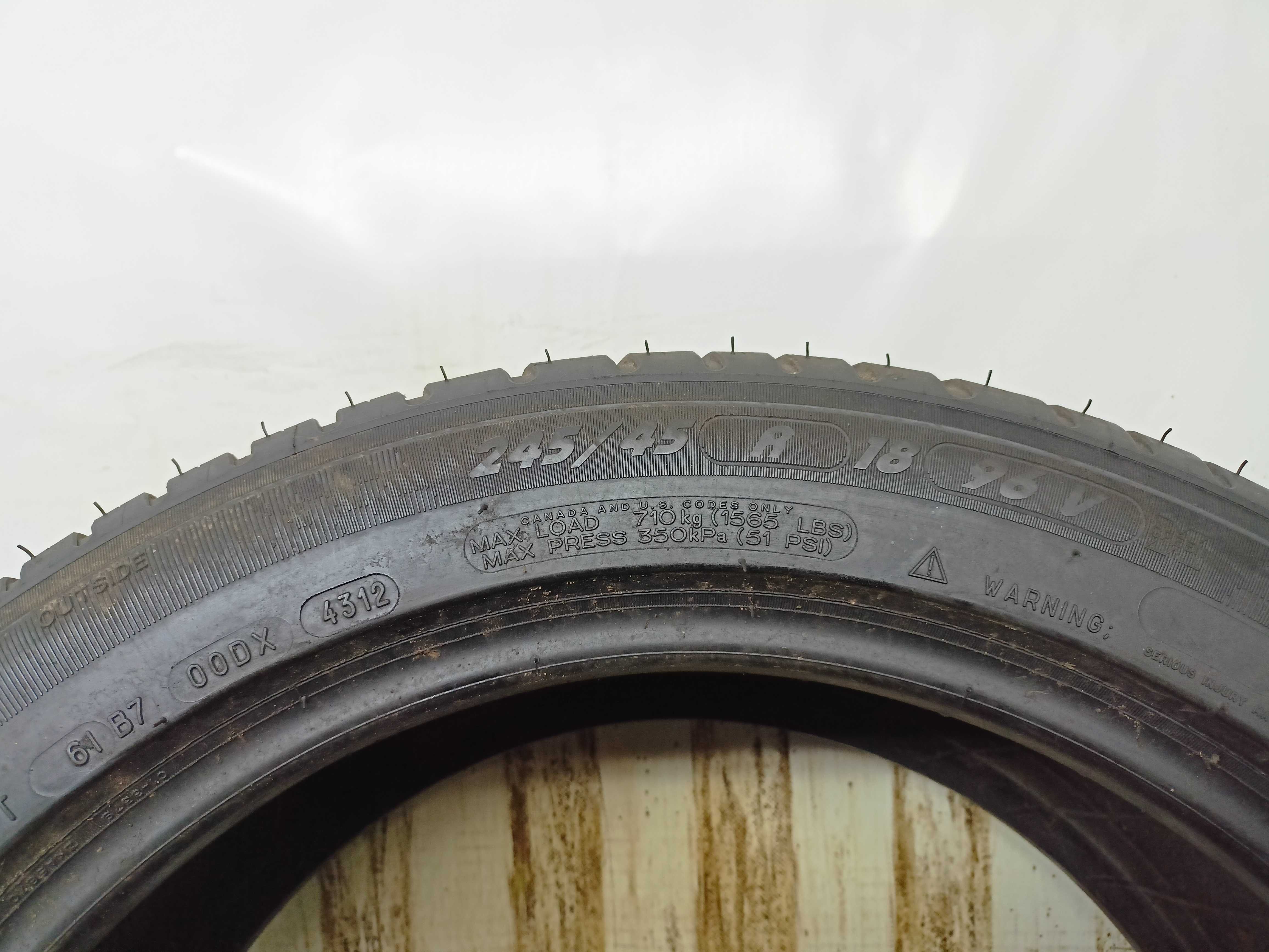 Michelin Pilot Sport 3 245/45/18 2012r. 96V 7,4mm Jak Nowa (2222)