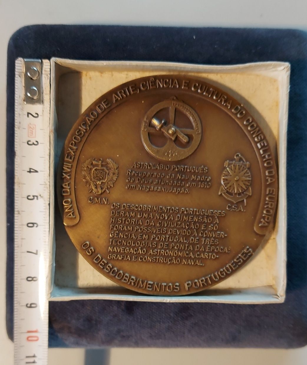 Medalha comemorativa dia da Marinha 1983