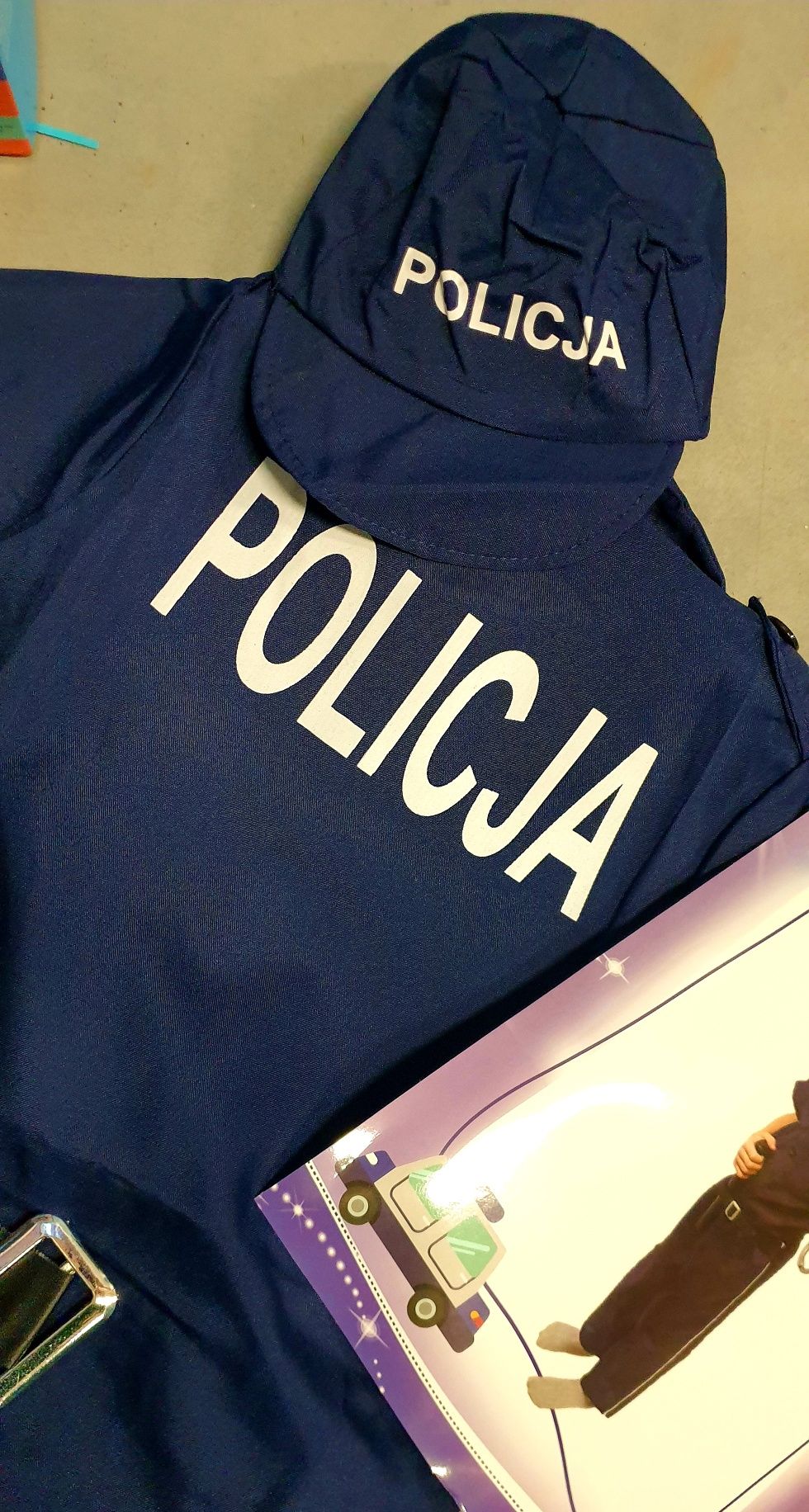 S 104-110 przebranie kostium Policja strój Policjanta