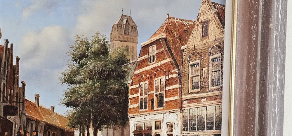 Sprzedam obraz olejny  otematyce gdanskiej