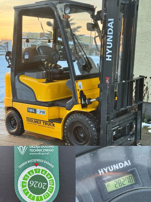 Wózek widłowy HYUNDAI 2020r 1800kg JAK NOWY • Tylko 2827mth • SALON PL