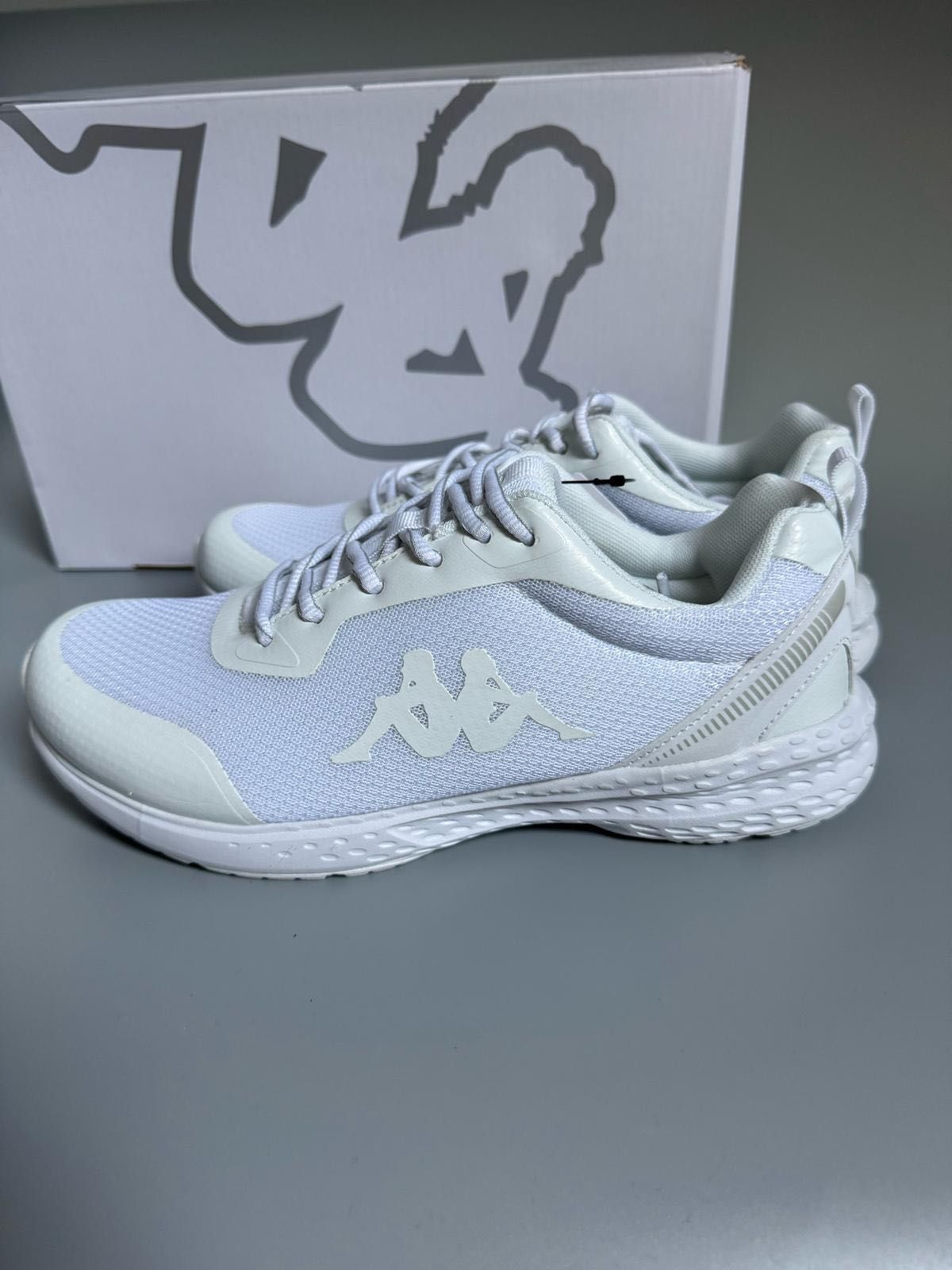 Nowe sneakersy KAPPA  buty sportowe męskie białe 42