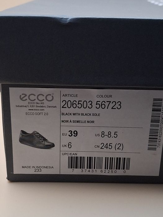 Кеди ECCO Soft 2.0 Нові 39, 42р.