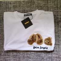 Palm Angels Biały t-shirt L