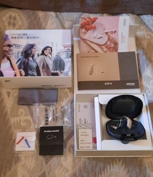 Слуховой аппарат Oticon Jet 2 miniRITE новый! 48 каналов, батарея 312