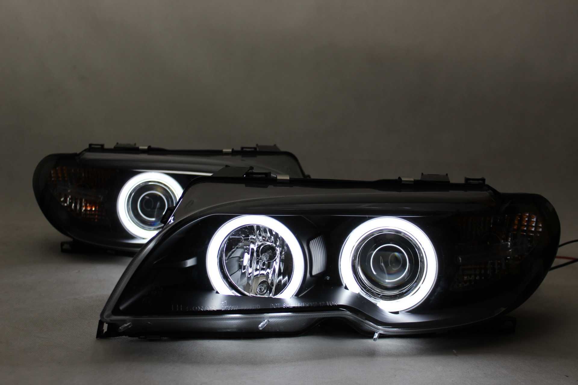 Lampy przednie przód BMW III E46 COUPE 03-05 Angel Eyes LED XENON NOWE