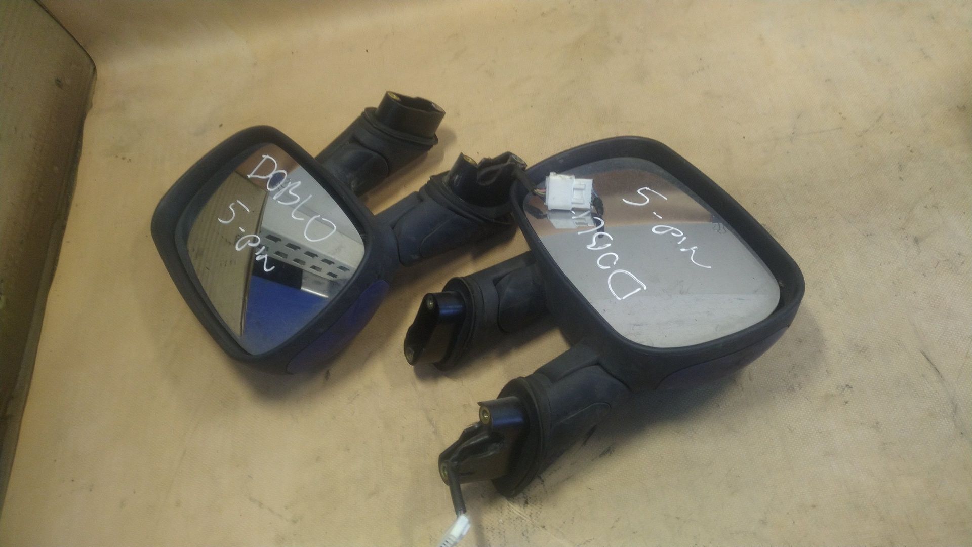 ) Doblo 1 lusterko prawe 5-pin lewe 5-pin