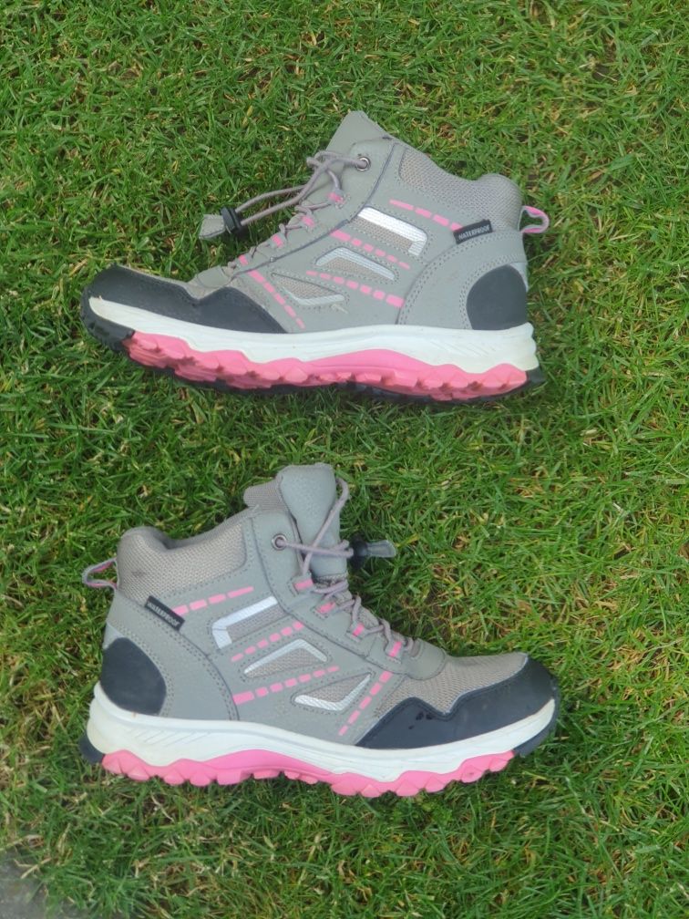 Buty trekkingowe r. 36 wodoodporne w gory sportowe wysokie