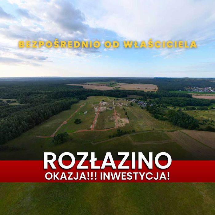 Promocja Rozłazino VIP – działki przy lesie dla kupujących 2 sztuki