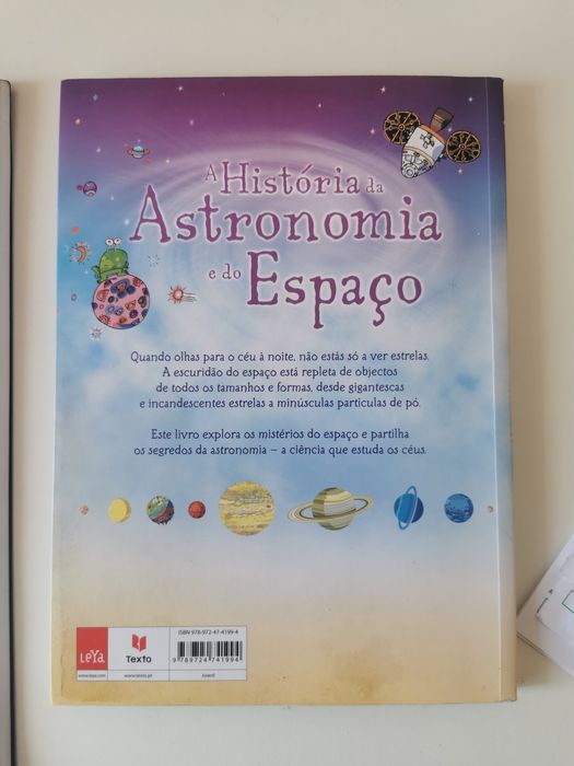 Livro "A história da astronomia e do espaço"