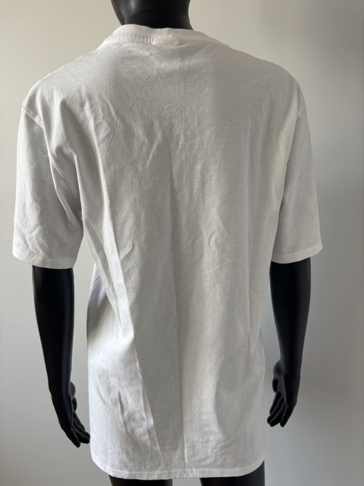 biały tshirt biała bluzka z krótkim rękawem oversize geffer M bawełna