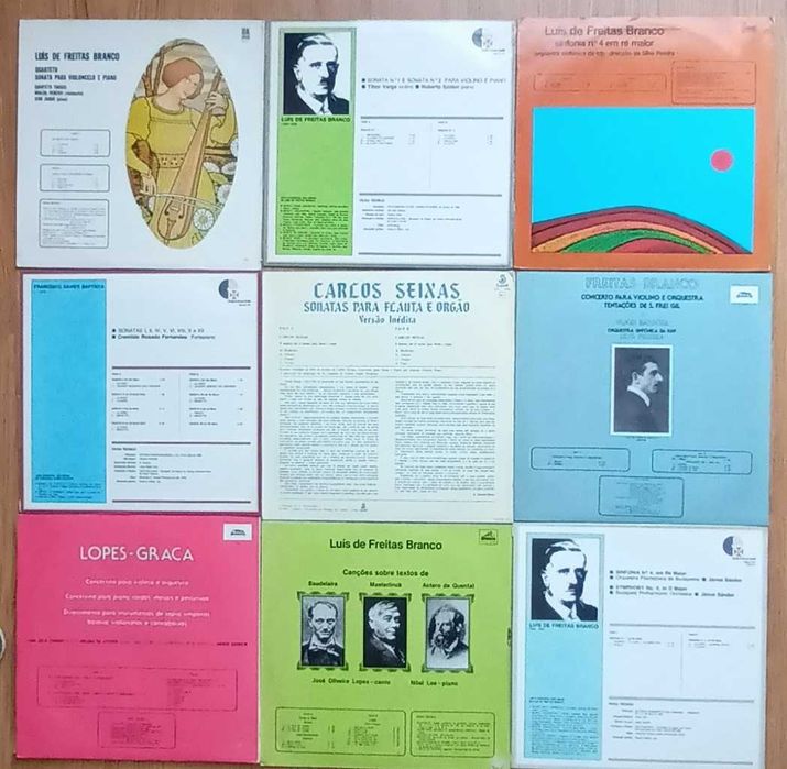 Luis de Freitas Branco Fernando Lopes Graça Carlos Seixas LP