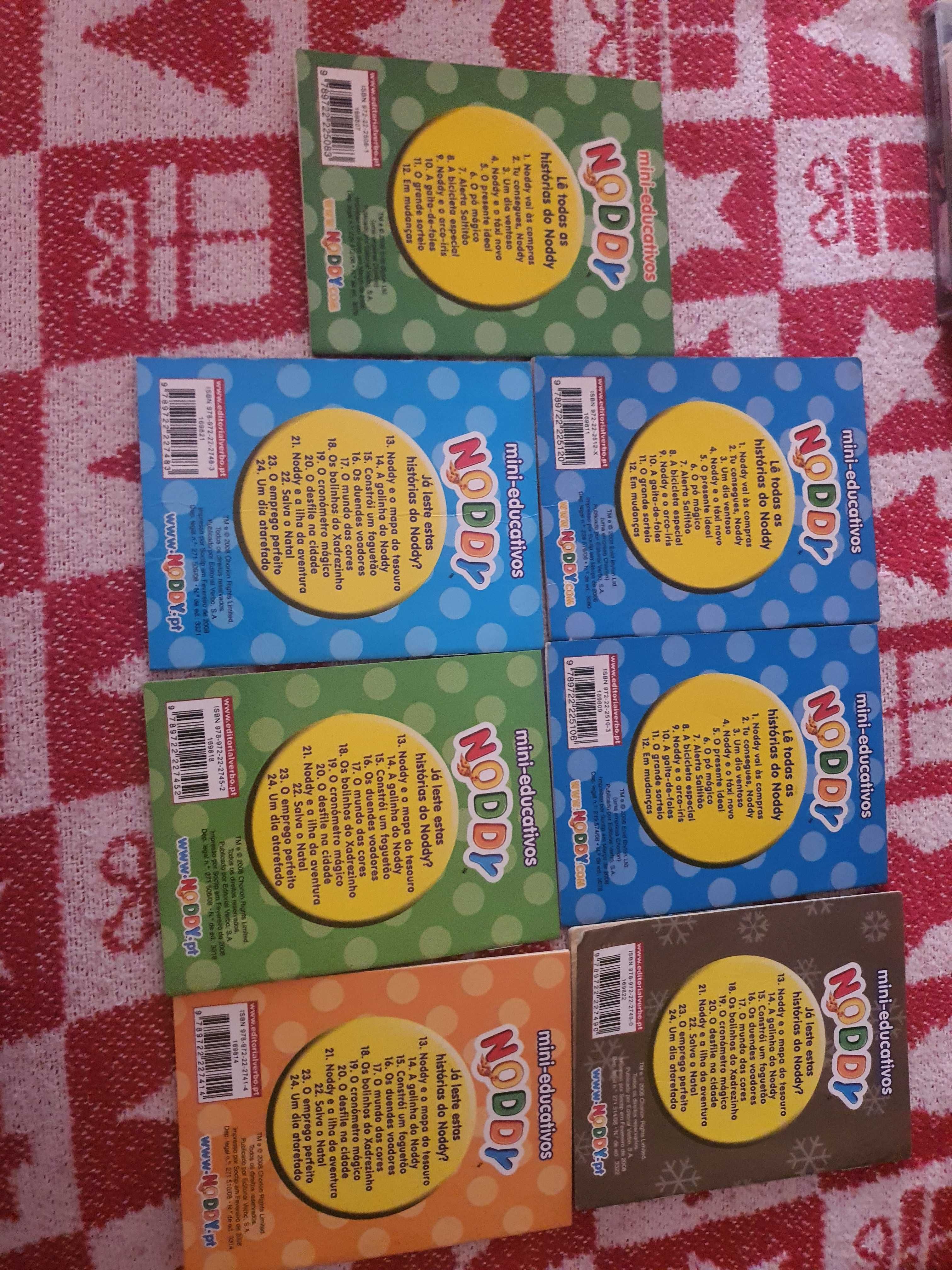 7 Mini Livros Colecção Mini-Educativos Noddy