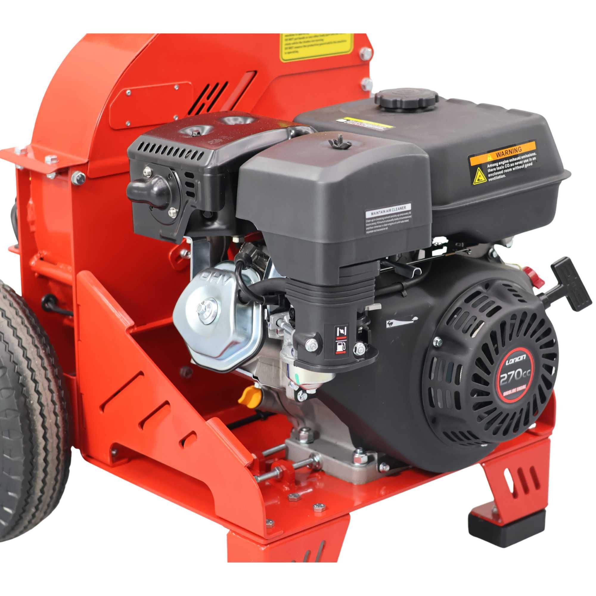 Rębak rozdrabniacz do gałęzi LEZARD CB9 Loncin 9KM 70-90MM + gratis