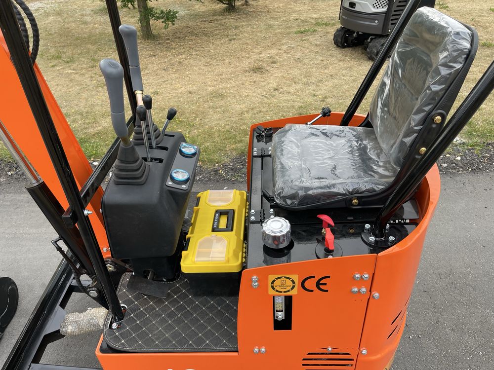 Nowa Minikoparka BRUTTO FV23% 3 łyżki, zrywak, hydrauliczny kciuk