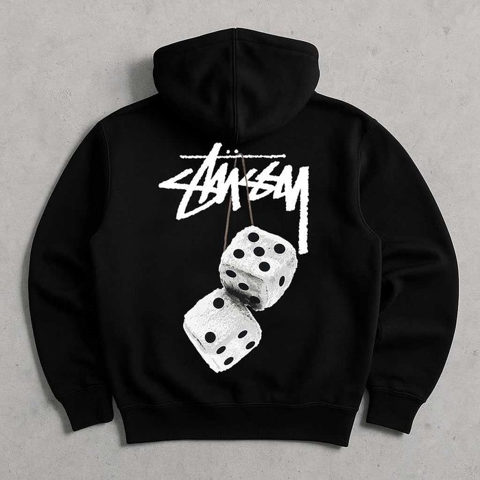 Толстовка Худи Stussy  - Basic - XS S M L XL - Стусси - Cotton