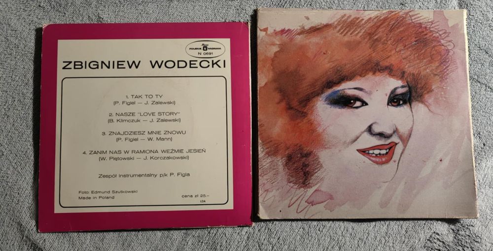 3 single 7" PRL Polskie Nagrania Tonpress Wodecki Hanna Banaszak