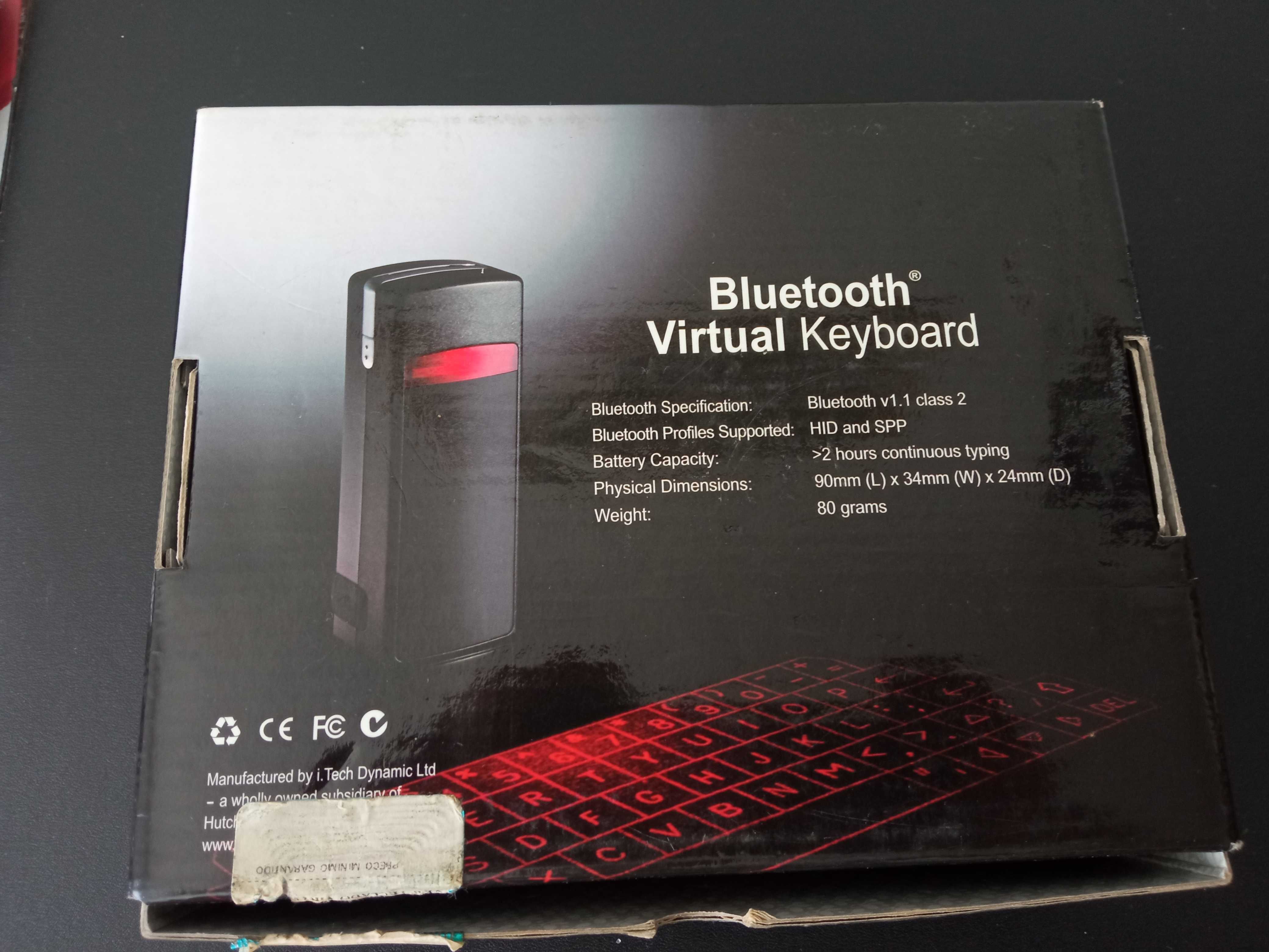 Keyboard Virtual Wireless Bluetooth, Tech