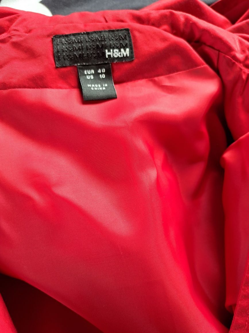 Płaszcz  czerwony H&M