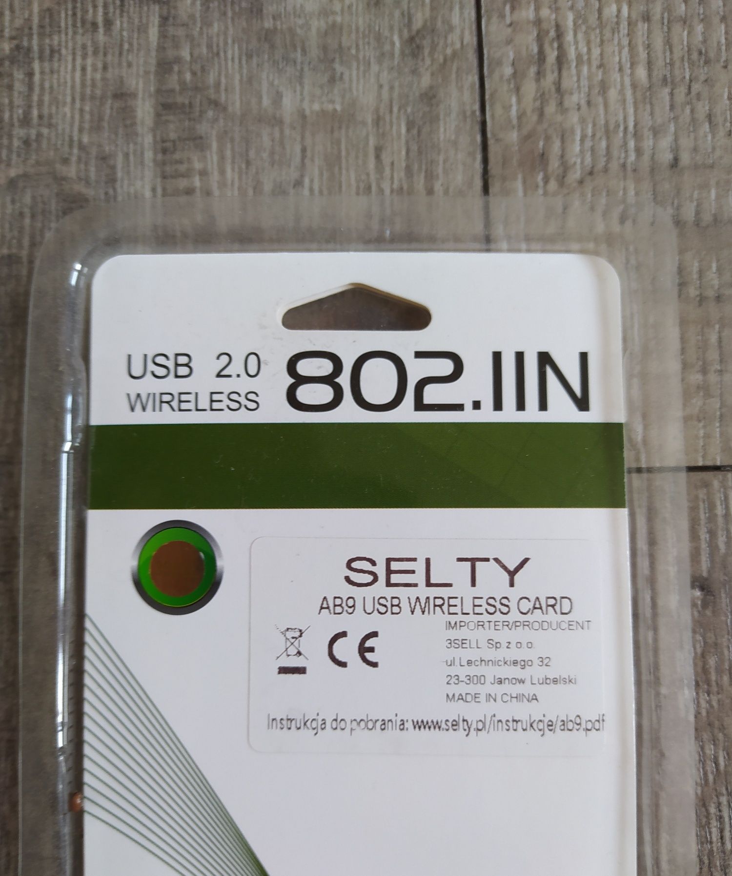 Płyta USB 2.0 Wireless 802.IIN Wysyłka