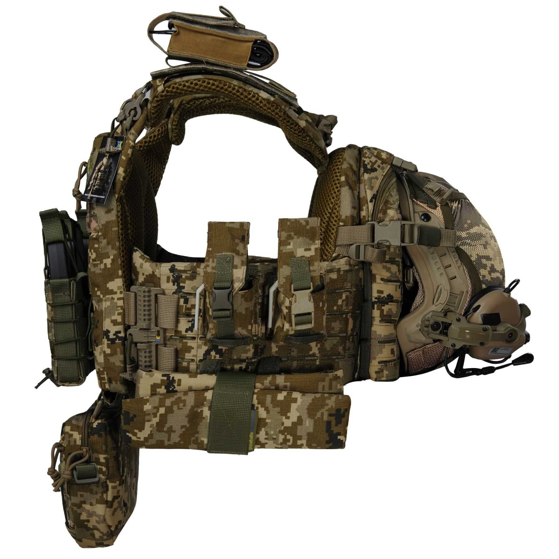 Плитоноска BOGUNKA (Warmor Gen.5 PRO MAX), Піксель ММ14. Україна.