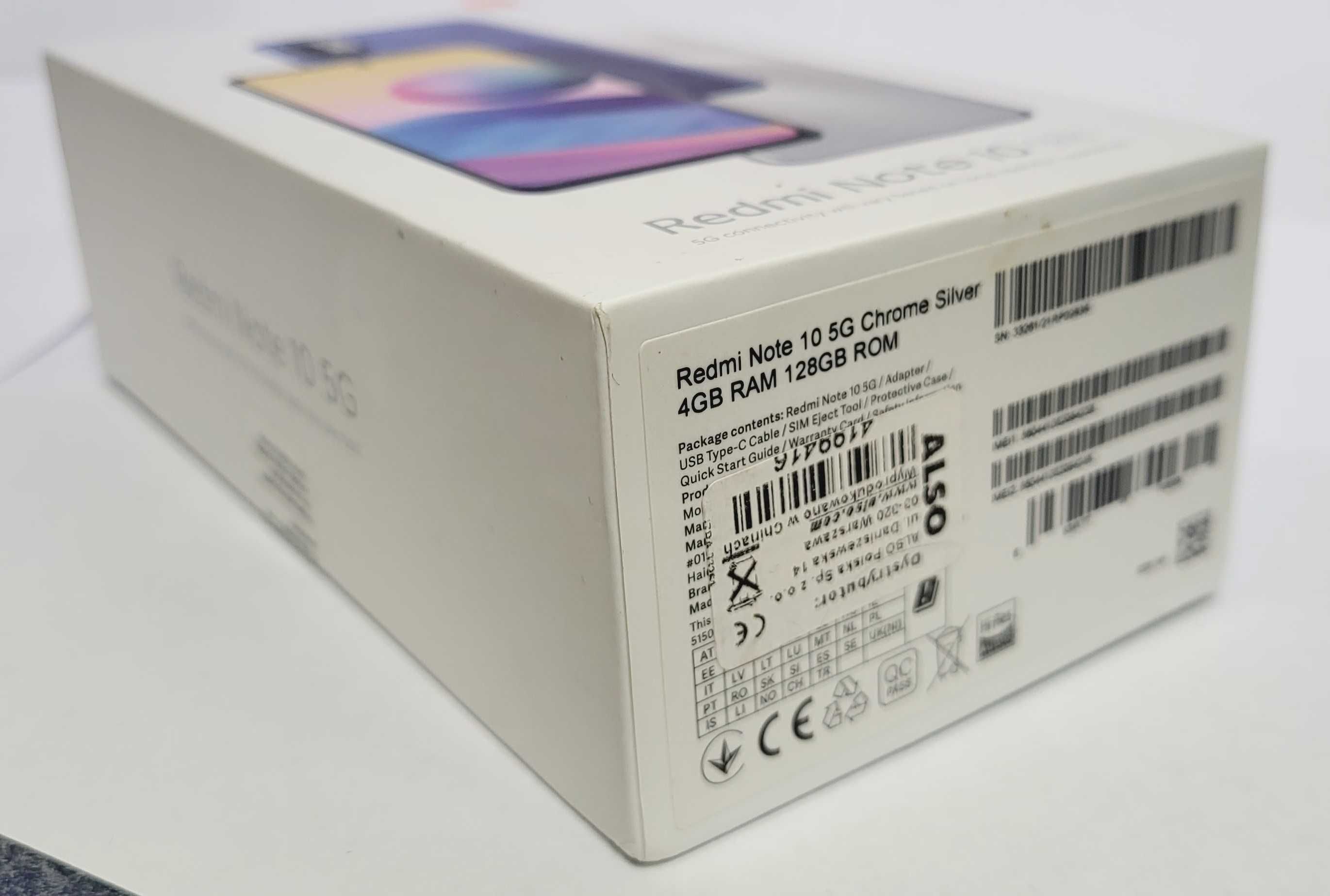 Redmi Note 10 5G Chrome Silver 4GB RAM 128 GB ROM