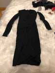 vestido preto malene birger tamanho m