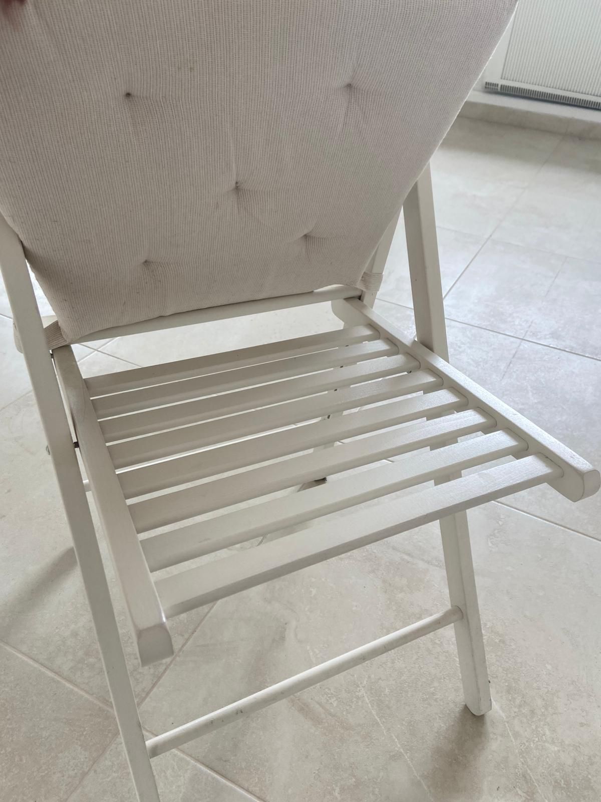 SPRZEDAM 2 krzesła składane z poduszkami FRÖSVI - Ikea