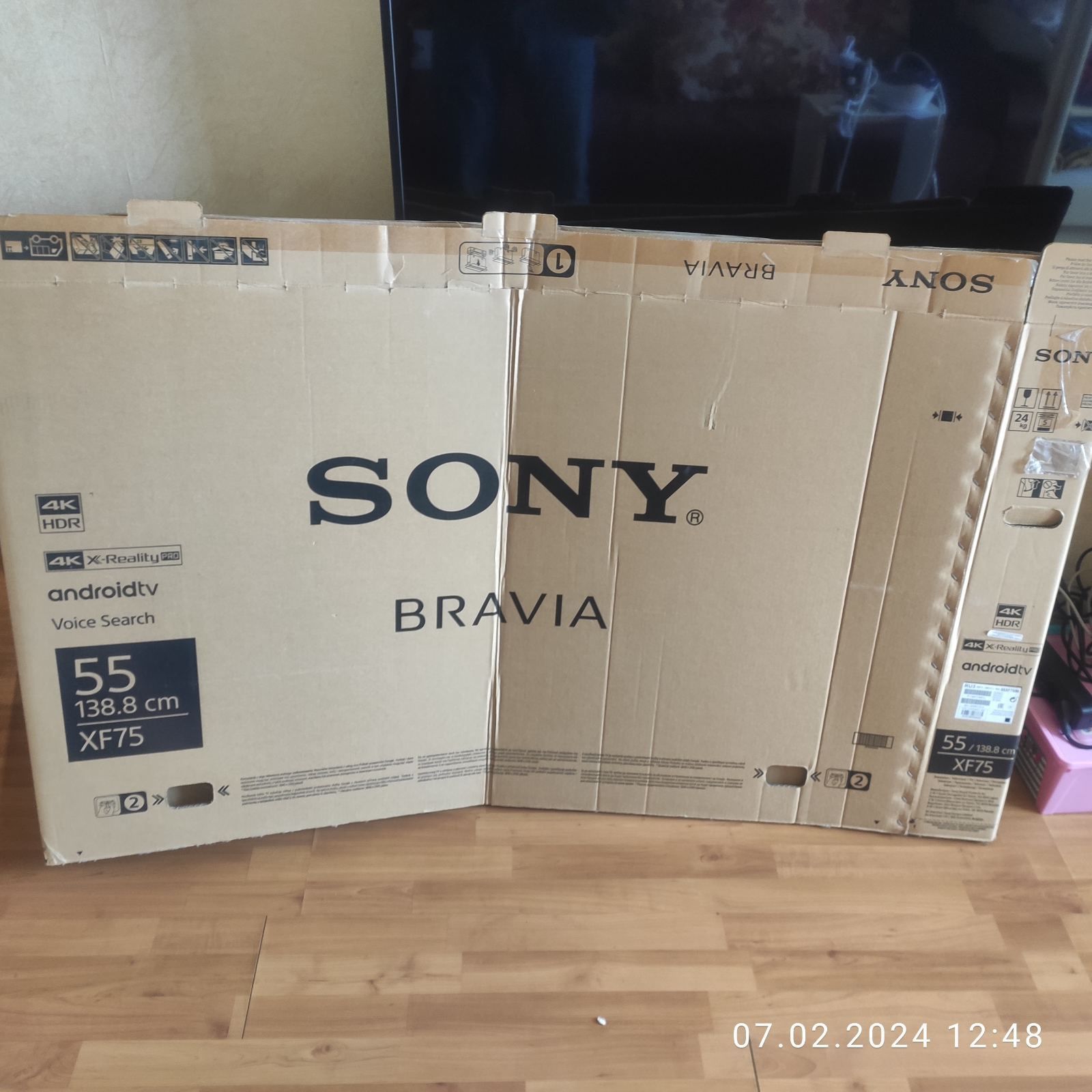 Телевизор sony bravia 55 xf 7596