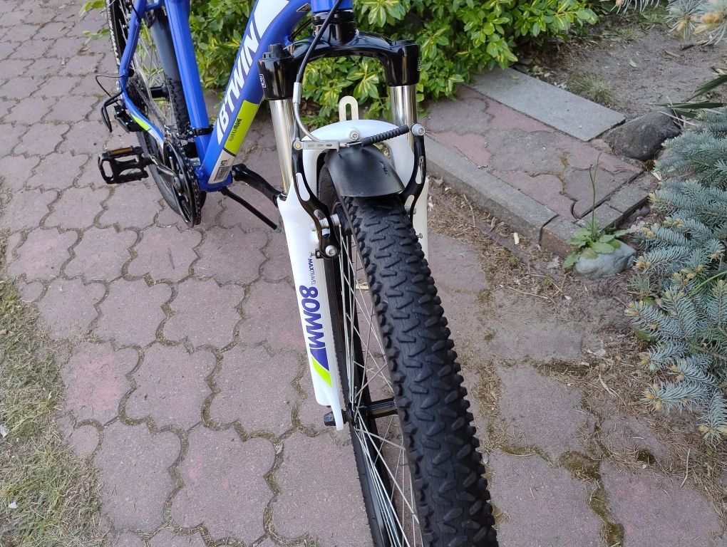 Alu 26' L Btwin MTB górski z amortyzatorem aluminiowy rower rama L