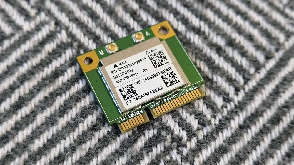 WIFI модуль Azurewave AW-CB161H, Dual Band (2,4/5 ГГц, Bluetooth)