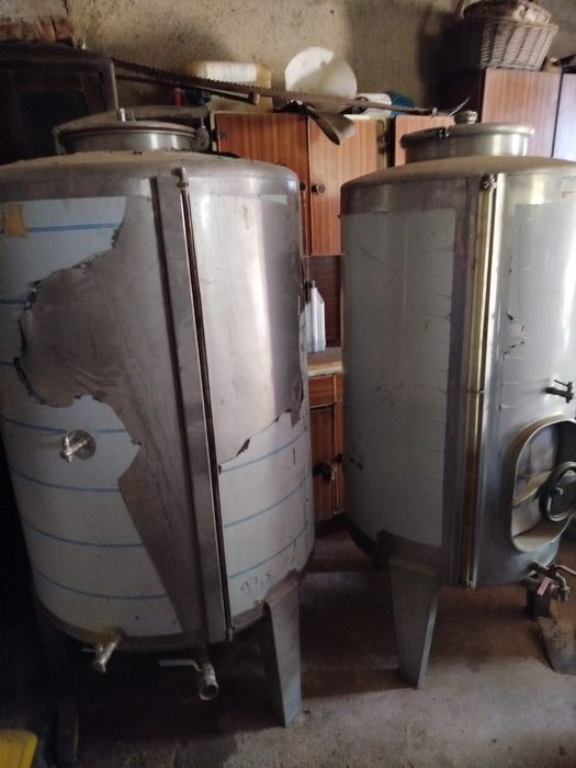 Cubas para vinho em inox