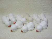 Figurki - 9 sztuk - Ceramiczne figurki - Śpiące kaczuszki