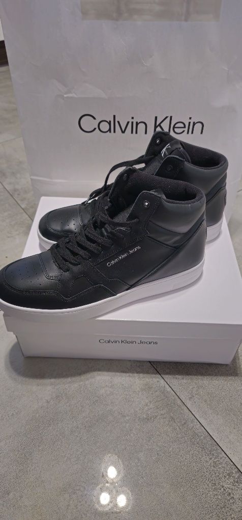 Buty sneakersy snakersy ck Calvin Klein oryginalne czarne Rozmiar 45