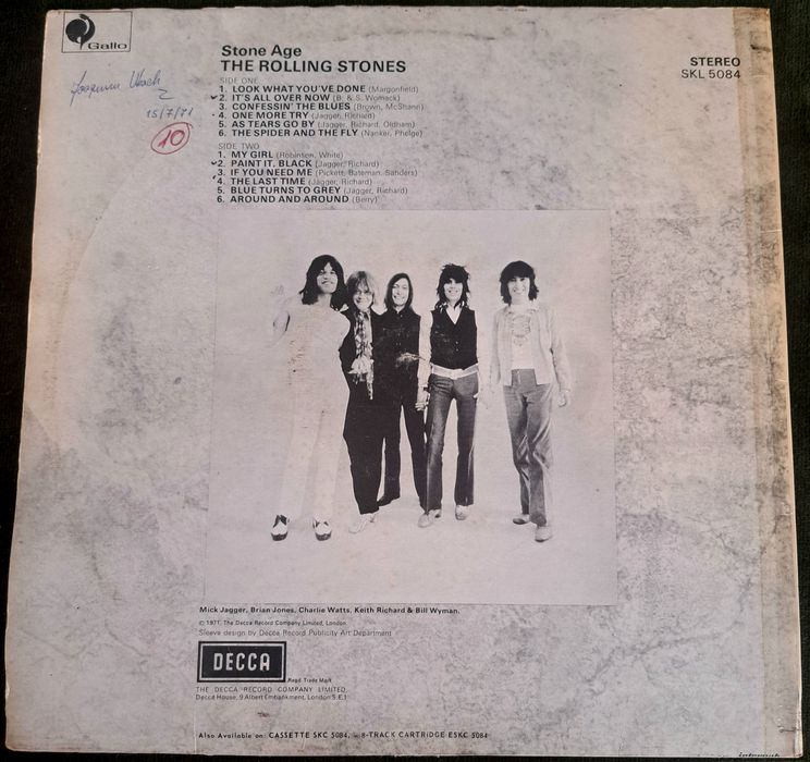 Disco de vinil rhe roling stones