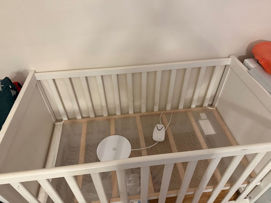 Łóżeczko niemowlęce, dziecięce, monitor oddechu o wartości400zł gratis