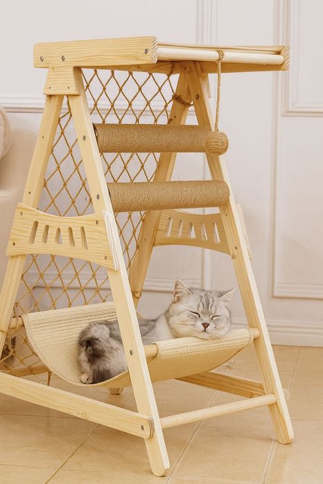 Drapak dla kota, drabinka do wspinania się, drapania