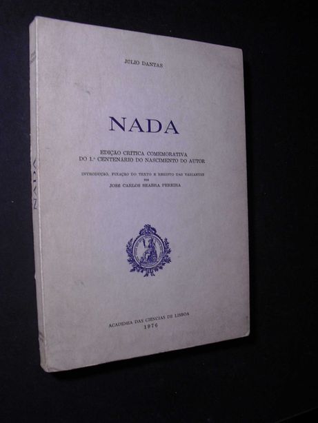 Julio Dantas-Nada-Edição Crítica Comemorativa do 1º Centenário