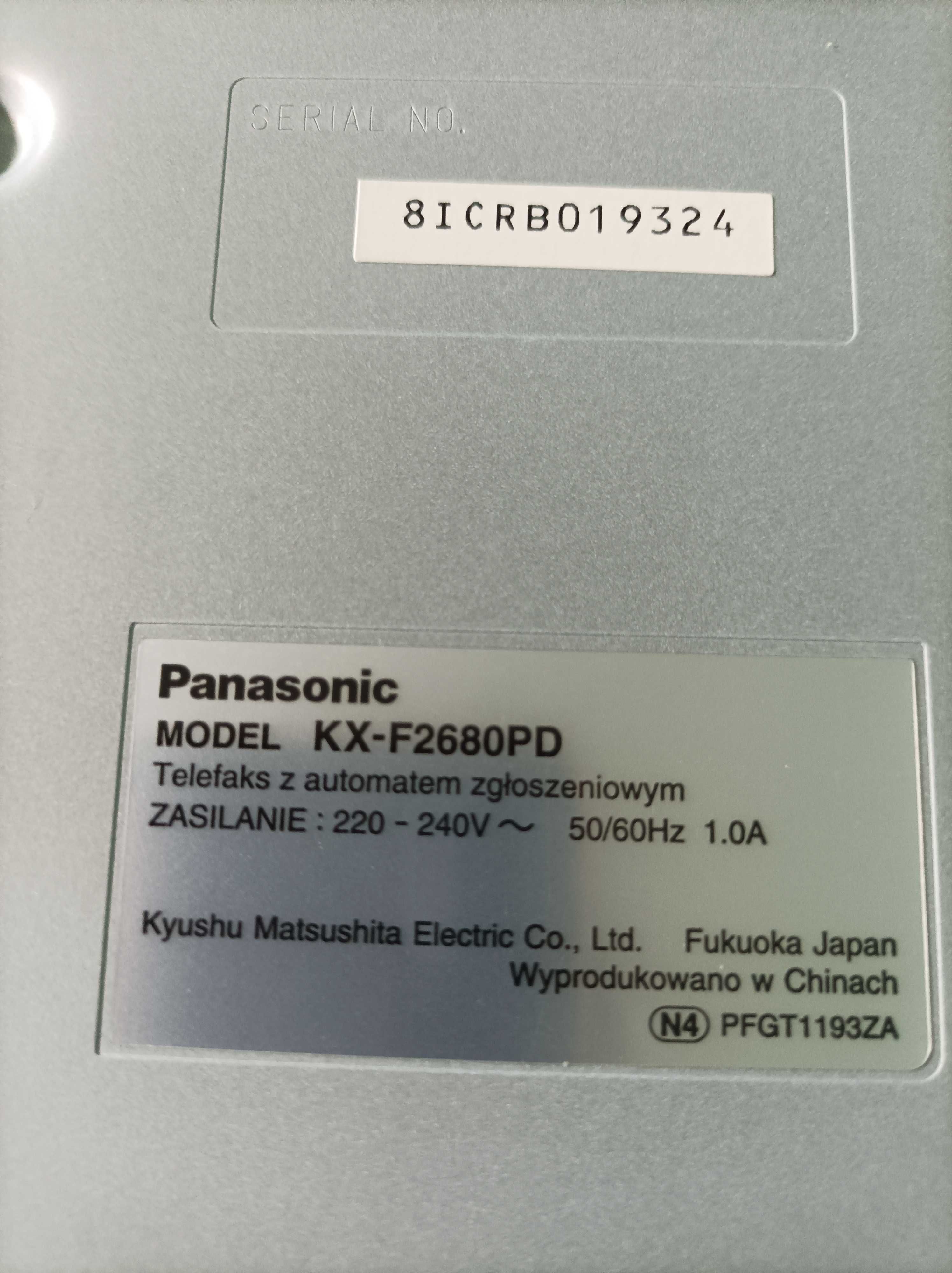 Telefon -faks Panasonic KX- F2680PD