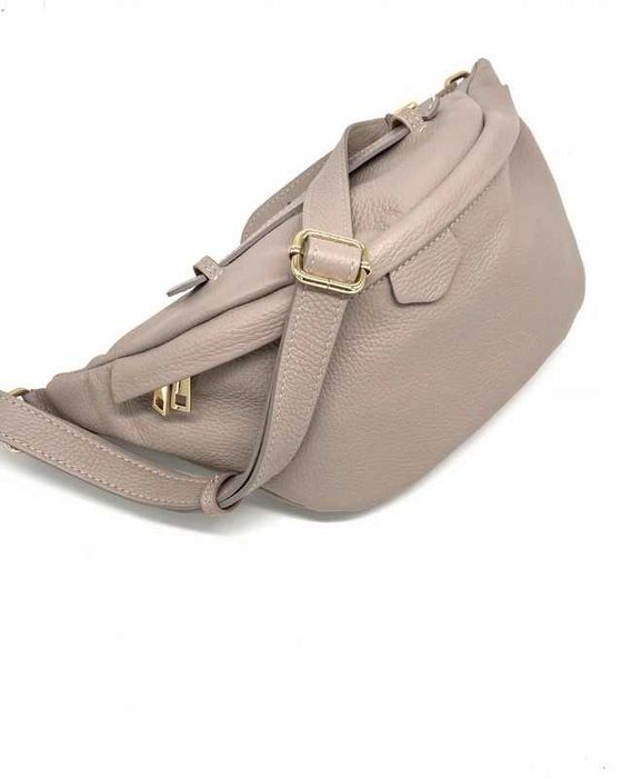 Nerka ze skóry naturalnej w kolorze beige