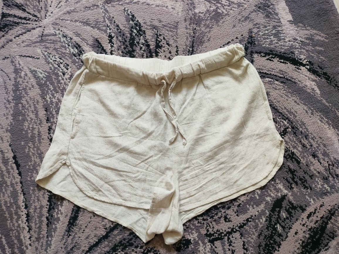 Spodenki damskie len viskoza Primark XL