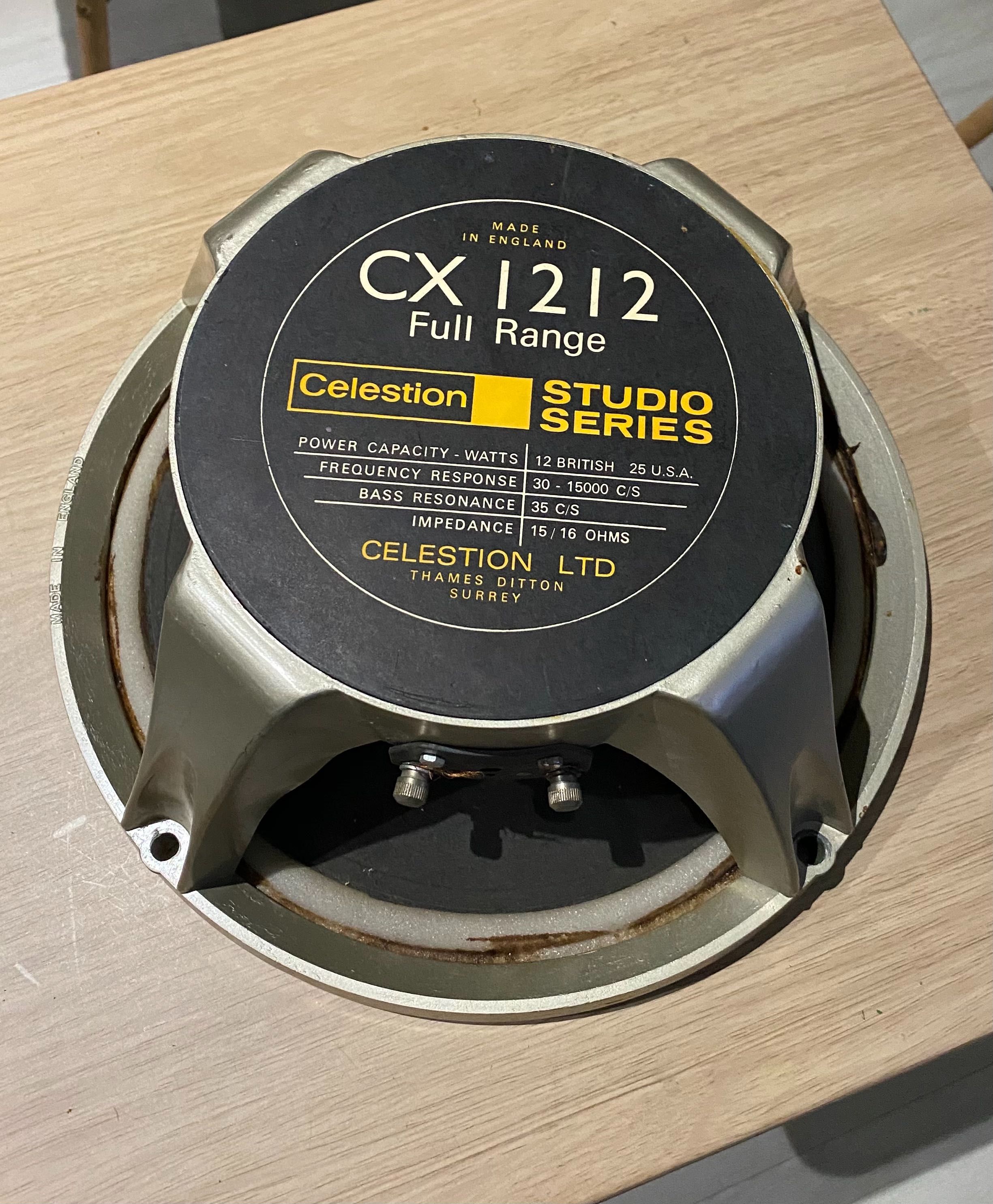 Głośniki Celestion Studio Series CX 1212 Full Range