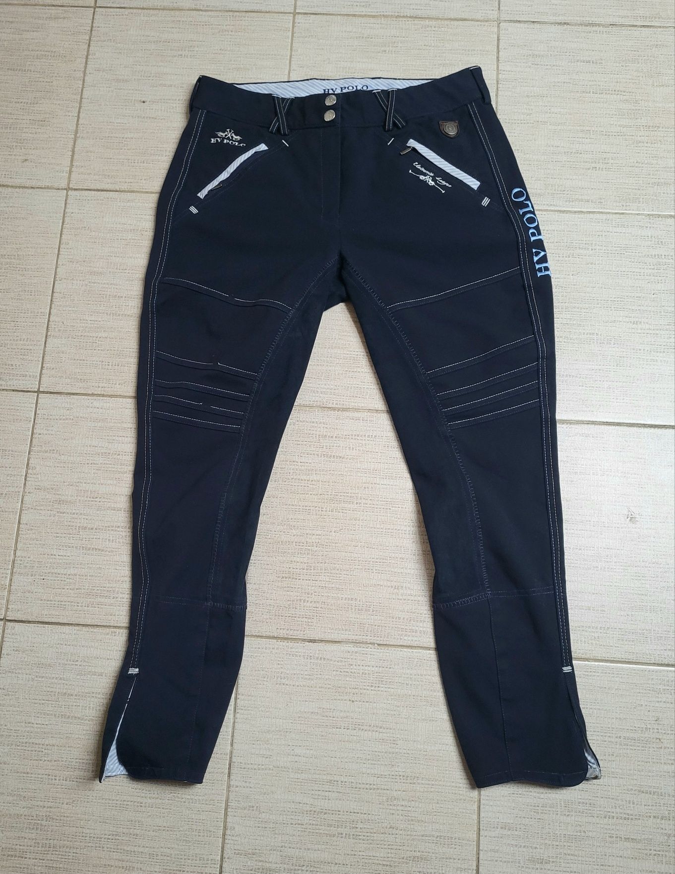 spodnie jeździeckie bryczesy, spodnie do jazdy konnej HV Polo 42/XL