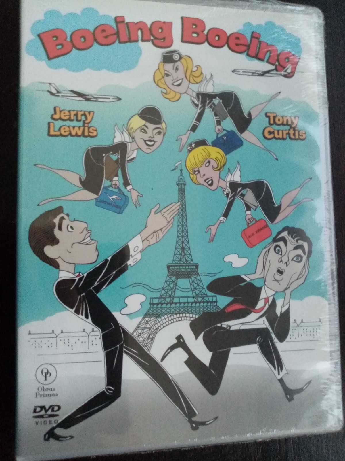 DVD "Boeing Boeing", com Jerry Lewis. Raro.