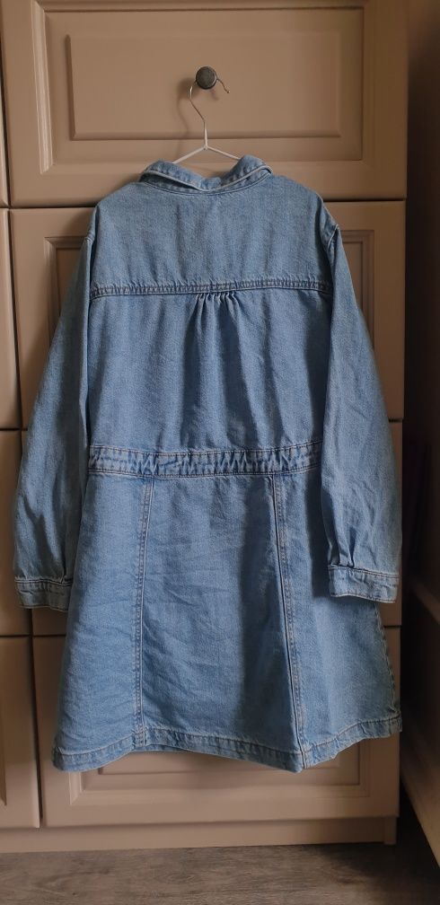 Супермодное джинсовое платье Zara на девочку 11-12 лет