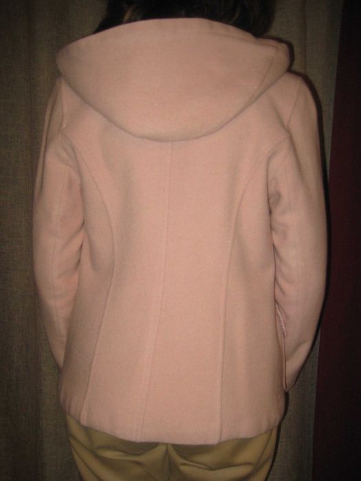 Parka de fazenda rosa com alamares senhora
