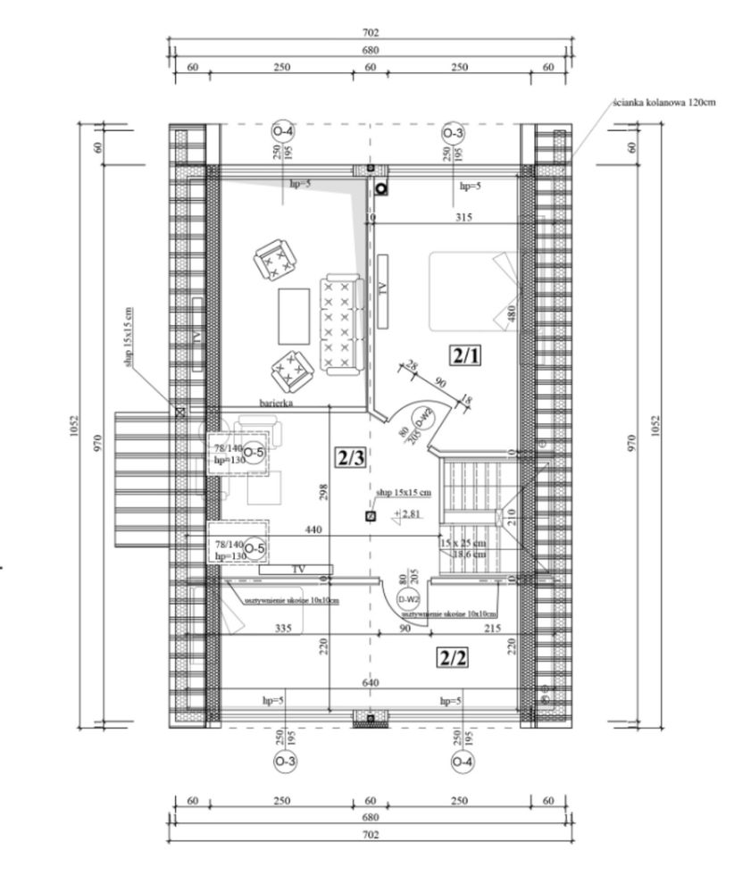 Nowoczesna Stodoła 140m2 / Stan Deweloperski / System Modułowy