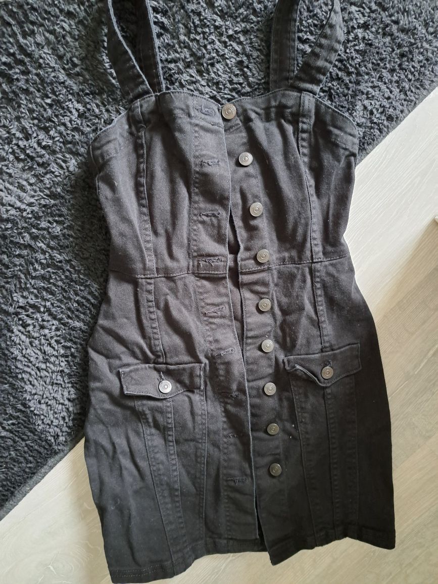 sukienka jeansowa h&m 32