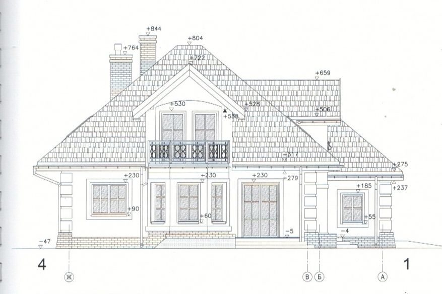 Проект дома с гаражом