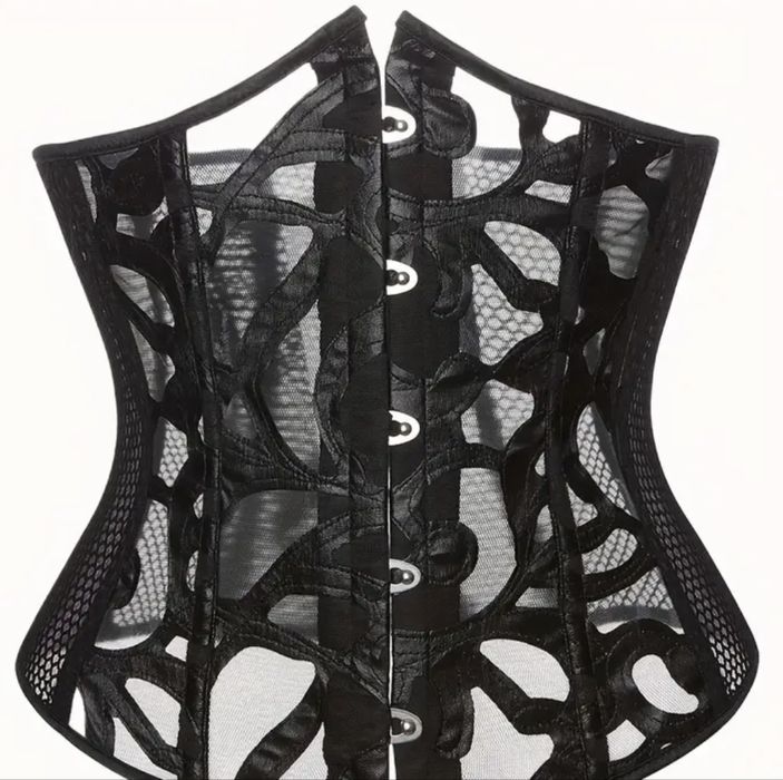 Gorset siatka wiązany